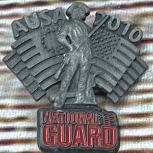 AUSA‎ National Guard 2010 Lapel Pin Collectible Military Patriotic
